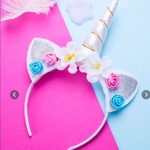 SALE: 2 for $20 Mix & Match! Girls Fashionable Cat Ear Unicorn Headband